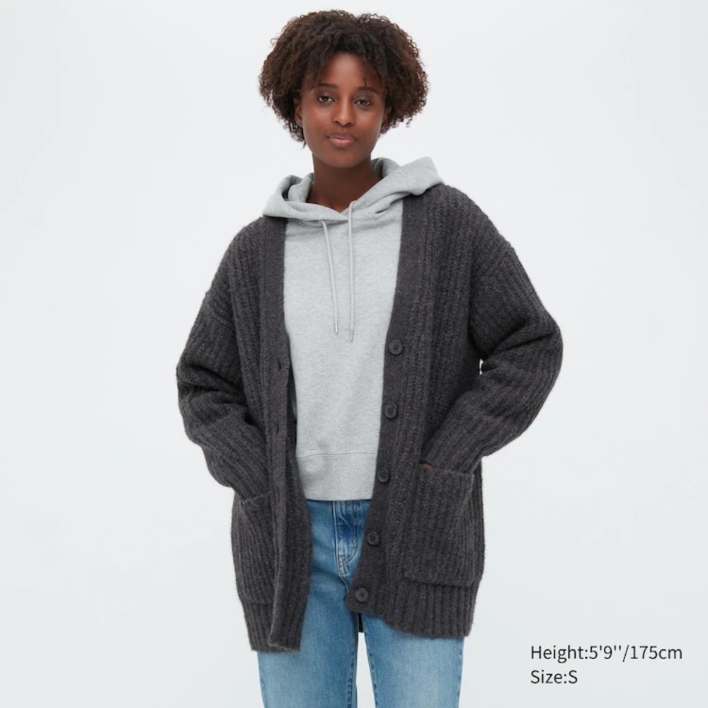 UNIQLO NWOT V-neck Long-sleeve Cardigan | Size XS